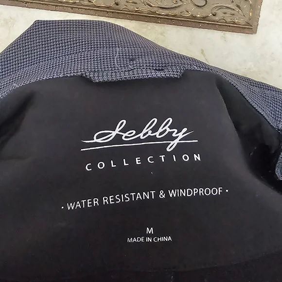 Sebby Collection women's Fall Spring Rain‎ Jacket M - Picture 12 of 12